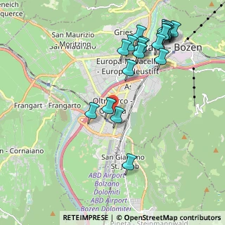 Mappa Via Toni Ebner, 39100 Bolzano BZ, Italia (2.294)