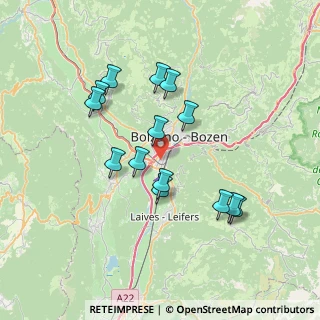 Mappa Via Toni Ebner, 39100 Bolzano BZ, Italia (6.52714)