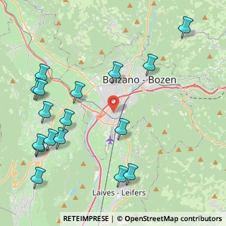 Mappa Via Toni Ebner, 39100 Bolzano BZ, Italia (5.20706)