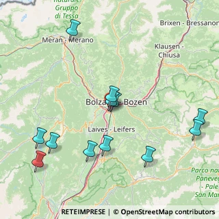 Mappa Via Toni Ebner, 39100 Bolzano BZ, Italia (17.85083)