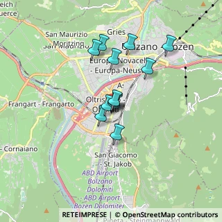 Mappa Via Gianni Brida, 39100 Bolzano BZ, Italia (1.26583)