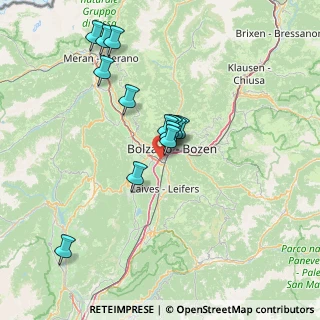 Mappa Via di Vittorio Giuseppe, 39100 Bolzano BZ, Italia (12.64231)