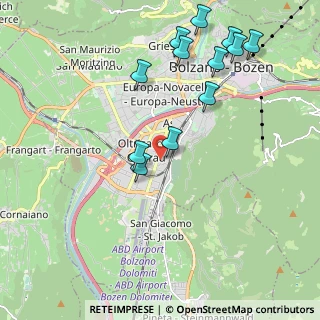 Mappa Centro Commerciale Centrum, 39100 Bolzano BZ, Italia (2.1925)
