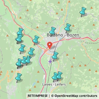 Mappa Via L. Zuegg, 39100 Bolzano BZ, Italia (5.06471)