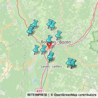 Mappa Via L. Zuegg, 39100 Bolzano BZ, Italia (6.49071)