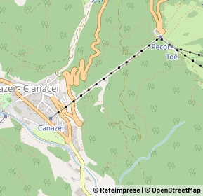 Mappa 38032 Canazei TN, Italia (0.52105)
