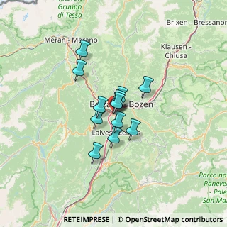 Mappa Via della Fiera, 39100 Bolzano BZ, Italia (7.72)