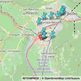 Mappa Via Giotto, 39100 Bolzano BZ, Italia (1.88923)