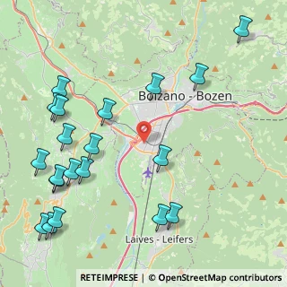 Mappa Via Giotto, 39100 Bolzano BZ, Italia (5.3575)