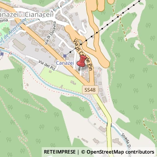 Mappa Streda de Ciampac, 27, 38032 Canazei, Trento (Trentino-Alto Adige)