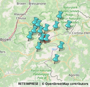 Mappa Streda de Col de Pin, 38032 Canazei TN, Italia (9.70667)