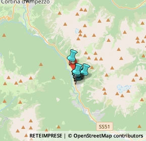 Mappa Via Mosigo, 32046 San Vito di Cadore BL, Italia (3.21636)