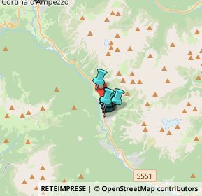 Mappa Via Mosigo, 32046 San Vito di Cadore BL, Italia (3.6675)