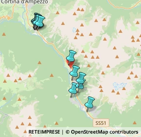 Mappa Via Mosigo, 32046 San Vito di Cadore BL, Italia (4.30786)