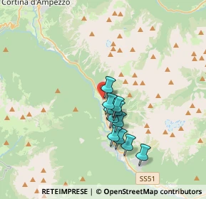 Mappa Via Mosigo, 32046 San Vito di Cadore BL, Italia (2.62636)