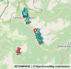 Mappa Via Mosigo, 32046 San Vito di Cadore BL, Italia (6.58429)
