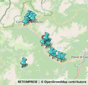 Mappa Via Mosigo, 32046 San Vito di Cadore BL, Italia (6.73)
