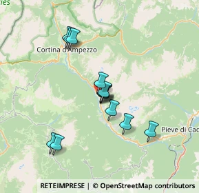 Mappa Via Mosigo, 32046 San Vito di Cadore BL, Italia (5.81)