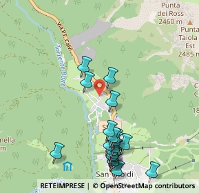 Mappa Via Mosigo, 32046 San Vito di Cadore BL, Italia (1.114)