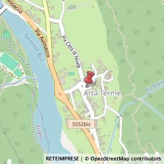 Mappa Via Fontana, 8, 33022 Arta Terme, Udine (Friuli-Venezia Giulia)