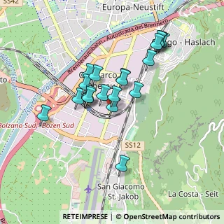 Mappa Via Luigi Galvani, 39100 Bolzano BZ, Italia (0.7465)