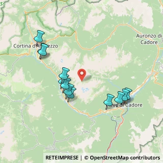 Mappa Forcella Piccola dell'Antelao, 32042 Calalzo di Cadore BL, Italia (7.58417)