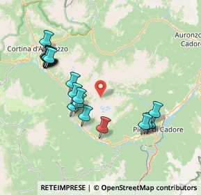 Mappa Forcella Piccola dell'Antelao, 32046 San Vito di Cadore BL, Italia (7.8565)