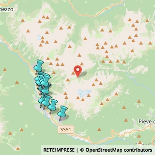 Mappa Forcella Piccola dell'Antelao, 32042 Calalzo di Cadore BL, Italia (4.62455)