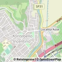 মানচিত্র Montebello Vicentino