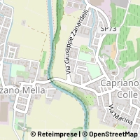 Map Capriano del Colle