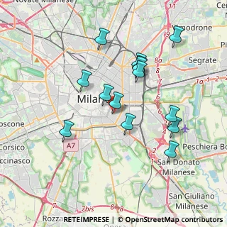 Mappa 20135 Milano MI, Italia (3.48429)