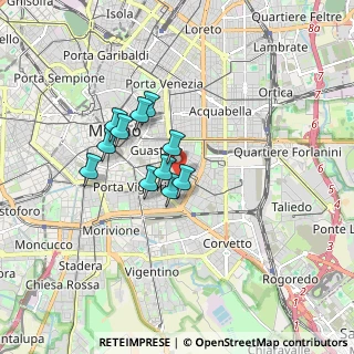 Mappa 20135 Milano MI, Italia (1.25182)