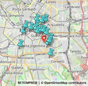 Mappa 20135 Milano MI, Italia (1.25824)