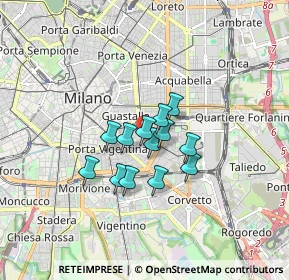 Mappa 20135 Milano MI, Italia (1.07231)