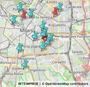 Mappa 20135 Milano MI, Italia (1.73438)