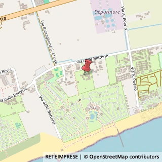Mappa Via delle Batterie, 68, 30013 Cavallino-Treporti, Venezia (Veneto)