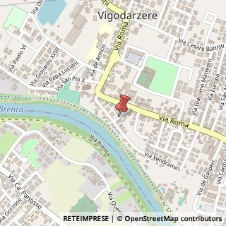Mappa Via Moro Aldo, 9, 35010 Vigodarzere, Padova (Veneto)