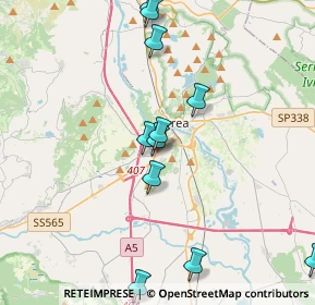 Mappa Via G. Jervis, 10015 Ivrea TO, Italia (4.25455)