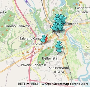 Mappa Via G. Jervis, 10015 Ivrea TO, Italia (1.424)