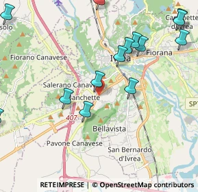 Mappa Via G. Jervis, 10015 Ivrea TO, Italia (2.51)