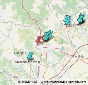 Mappa Via G. Jervis, 10015 Ivrea TO, Italia (16.94125)