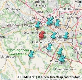 Mappa Via dei Larici, 20152 Milano MI, Italia (6.85)