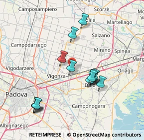 Mappa 30030 Pianiga VE, Italia (7.26214)