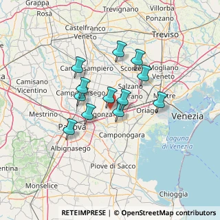 Mappa 30030 Pianiga VE, Italia (10.43417)