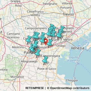 Mappa 30030 Pianiga VE, Italia (9.35)
