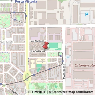 Mappa Via Cadibona,  15, 20137 Milano, Milano (Lombardia)