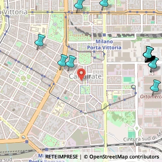Mappa Via Laura Ciceri Visconti, 20137 Milano MI, Italia (0.8305)
