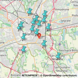 Mappa Via Laura Ciceri Visconti, 20137 Milano MI, Italia (3.65667)