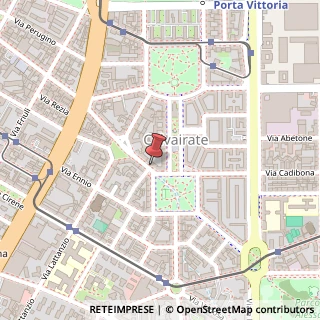 Mappa Via Scipione Pistrucci, 23, 20137 Milano, Milano (Lombardia)