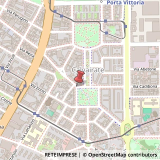 Mappa Via Scipione Pistrucci,  25, 20137 Milano, Milano (Lombardia)